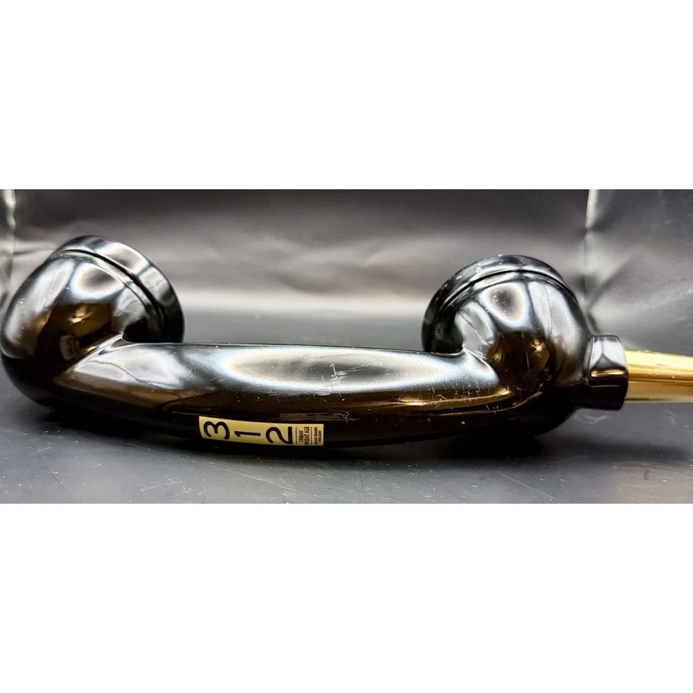 Goose Island 312 Beer Tap Handle Telephone Receiver Black Gold Excellent Chicago